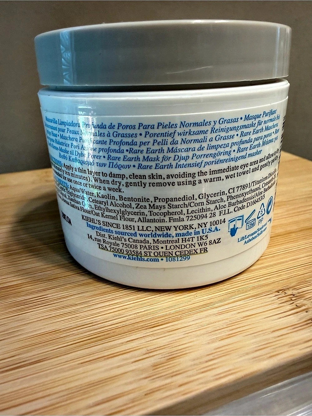 New- Never Used- Kiehl's Rare Earth Deep Pore Cleansing Masque 4.2 oz - Picture 6 of 8